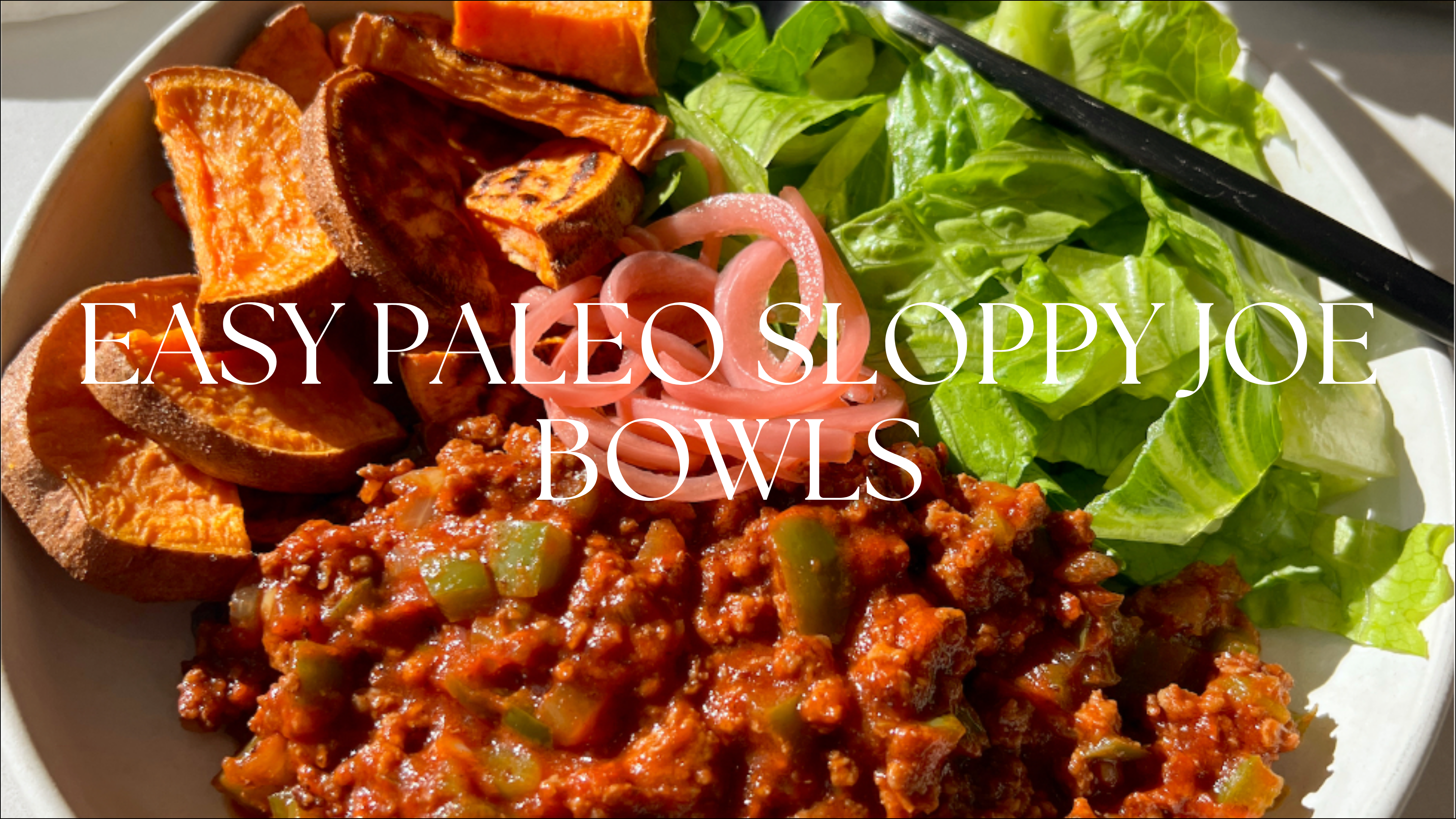 EASY PALEO SLOPPY JOE MEAL