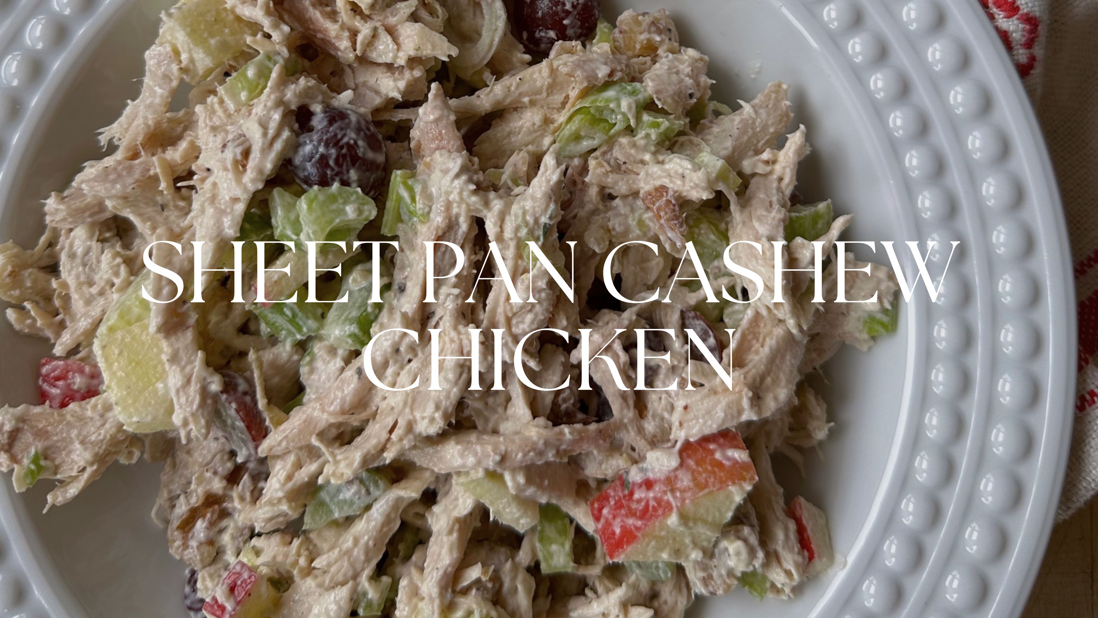 HEALTHY WALDORF CHICKEN SALAD