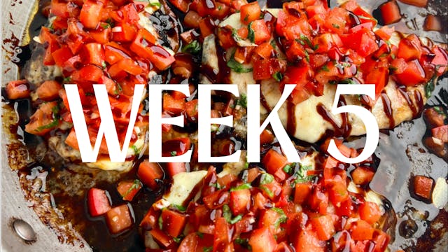 WEEK 5 MEAL PLAN