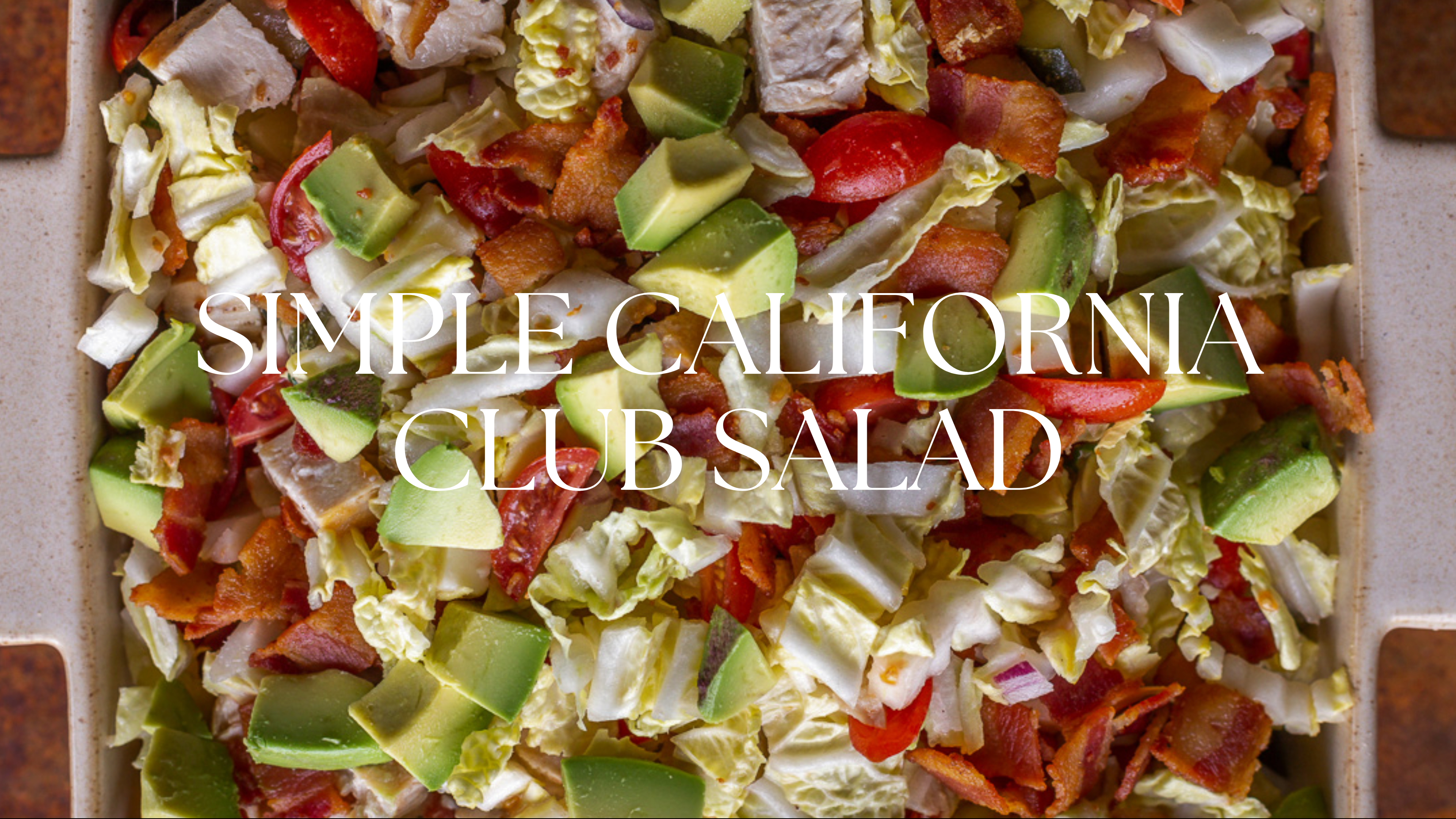 DECONSTRUCTED CALIFORNIA CLUB 