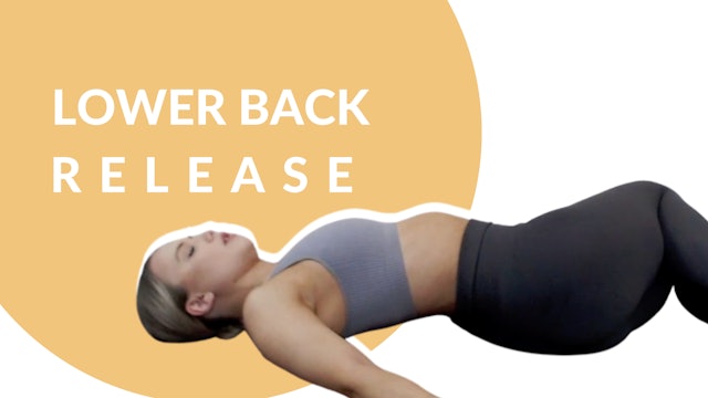 Lower back release | 10 mins