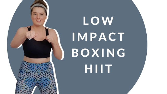 Low-impact Boxing HIIT | 25 mins