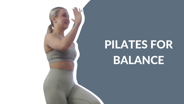 Pilates for Balance | 15 mins