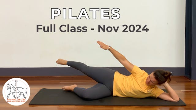 Pilates class Nov 2024