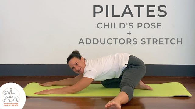 Child's Pose + Adductors Stretch