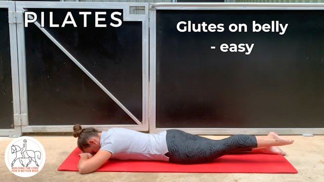 3.9 Glutes on belly - easy