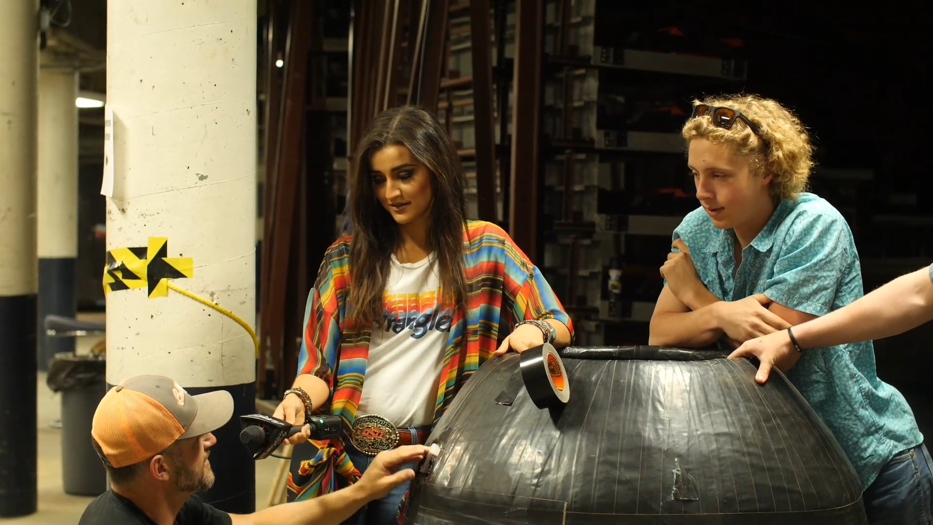 Backstage Barrel interview with Andy North, Justin Josey and Tate Rhoads