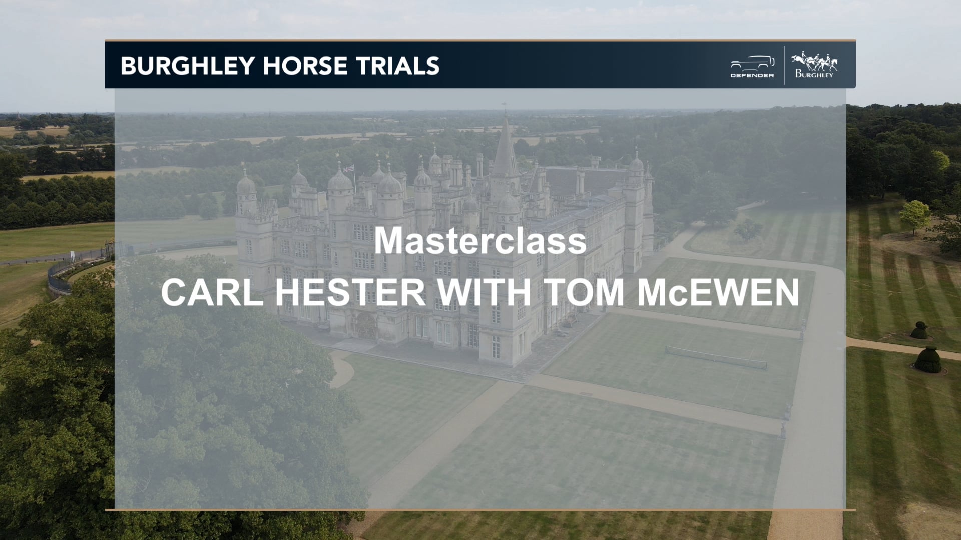 Day 2 - Masterclass - Carl Hester & Tom McEwen