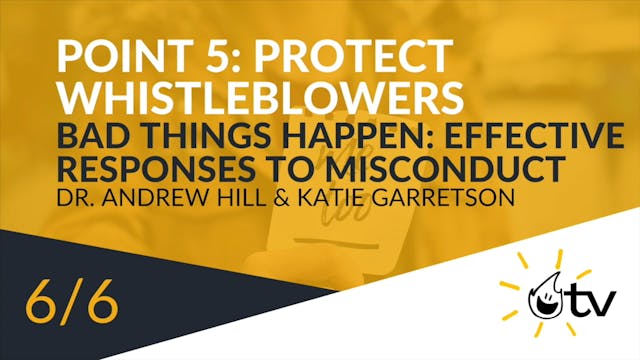 Point 5: Protect Whistleblowers
