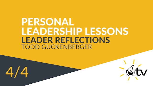 Personal Leadership Lessons