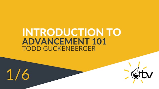 Introduction to Advancement 101