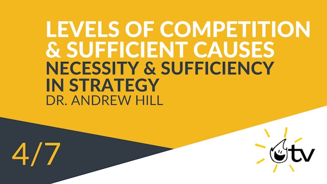 Levels of Competition and Sufficient Causes