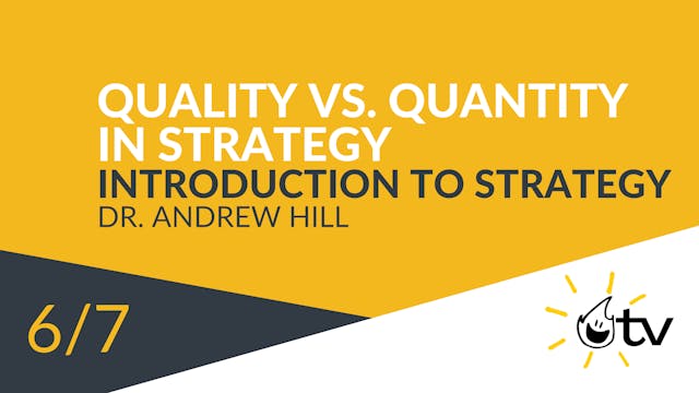 Quality vs Quantity in Strategy