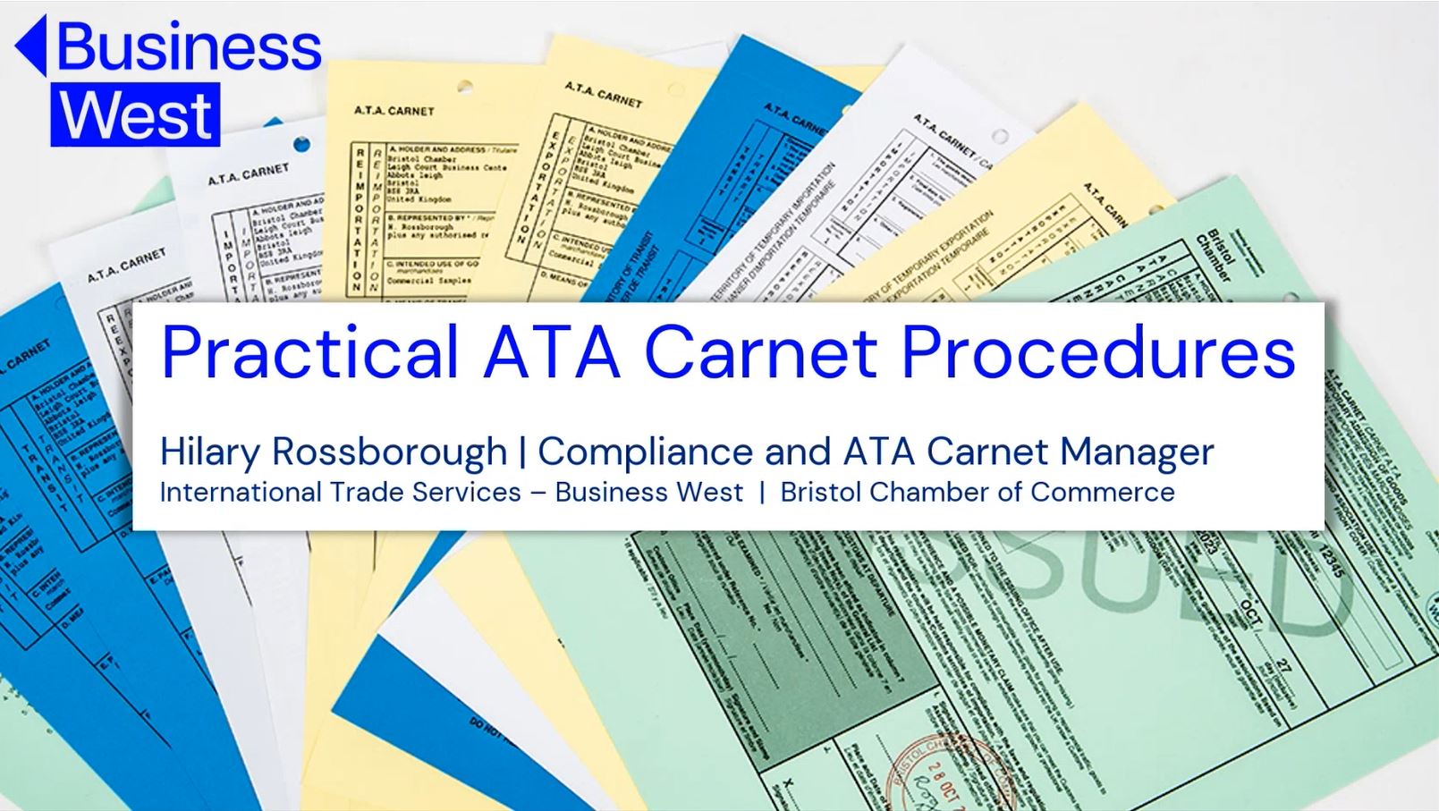  Virtual ATA Carnet Training