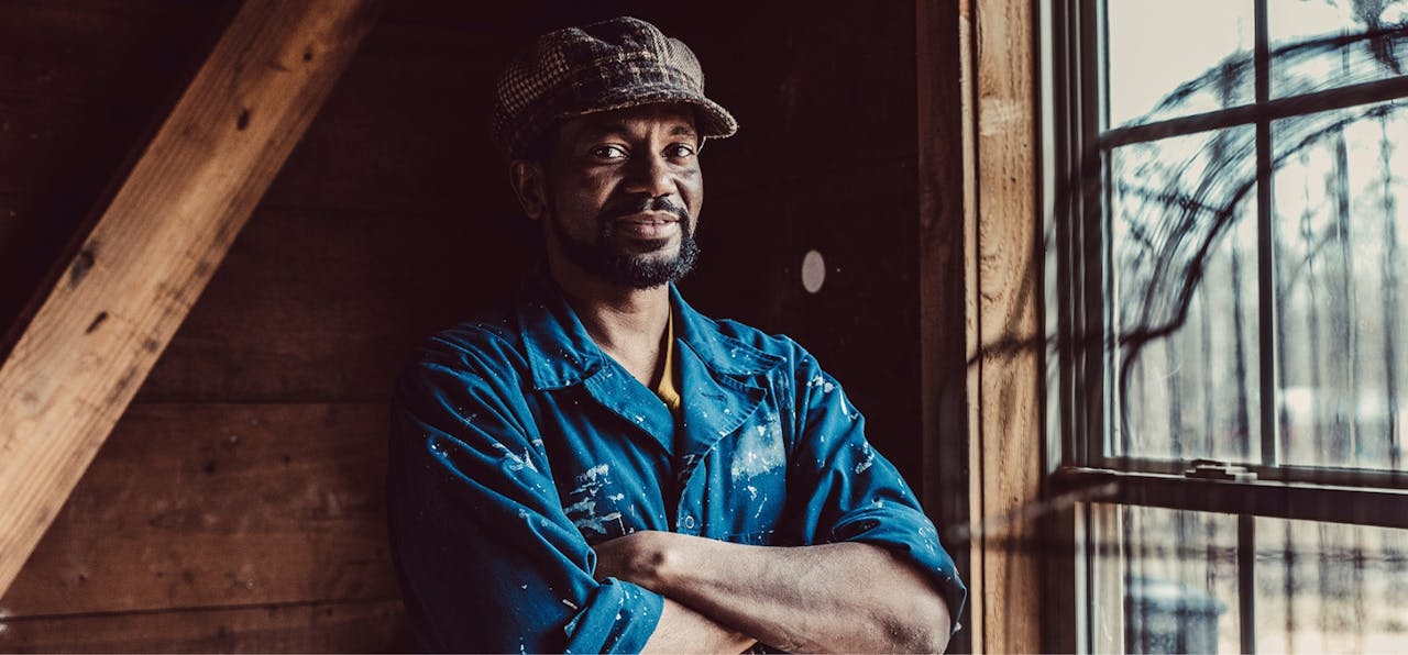 3/18 Sedrick Huckaby, painter: "Higher Ground"