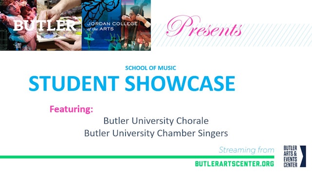 Music at Butler Presents: The Butler University Choirs (part 1)