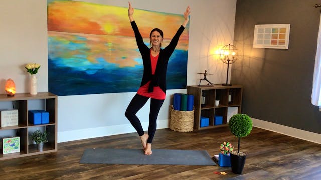 Tree Pose and Calming Breaths