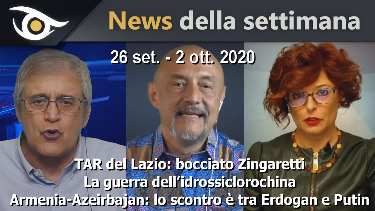 TAR del Lazio: bocciato Zingaretti - News settimana 26 Sett - 2 Ott 2020