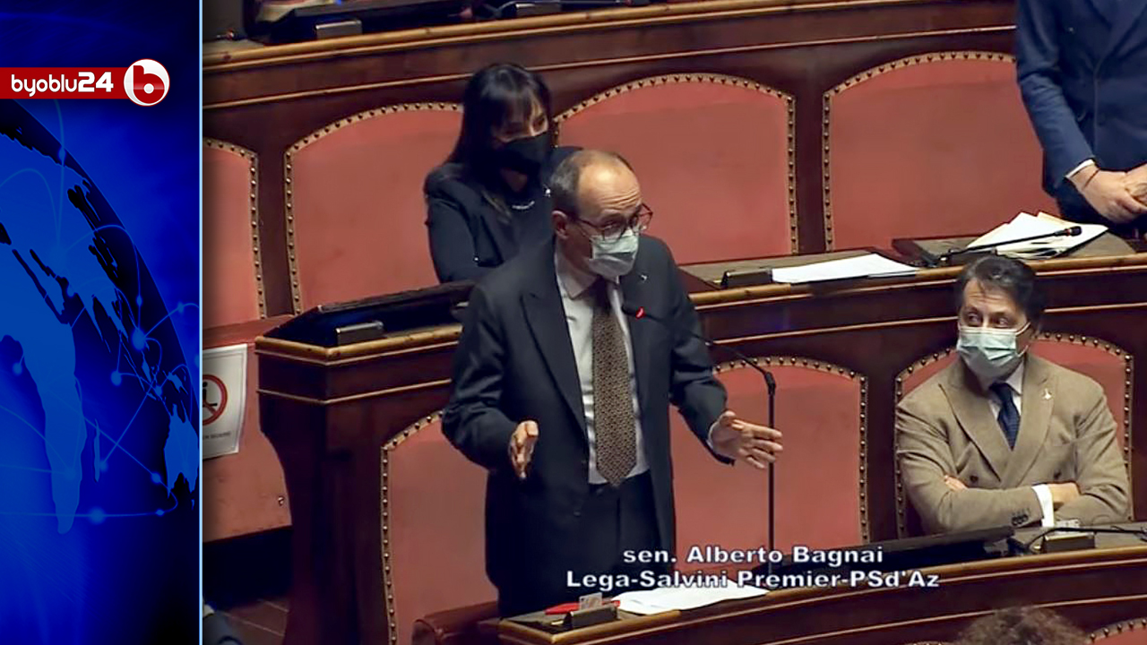 APPLAUSO IN SENATO A BAGNAI. “BYOBLU HA ANTICIPATO IL DIBATTITO DI 10 ANNI”
