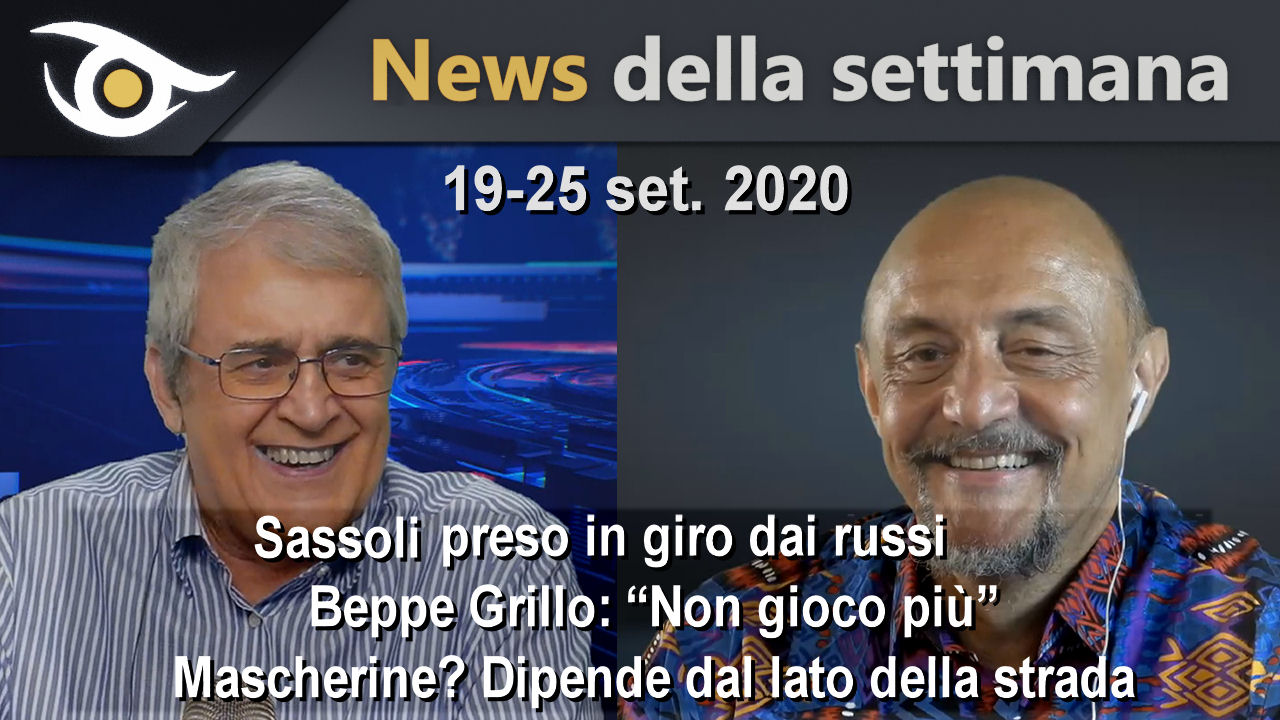 SASSOLI PRESO IN GIRO DAI RUSSI - News settimana 19-25 Set 2020