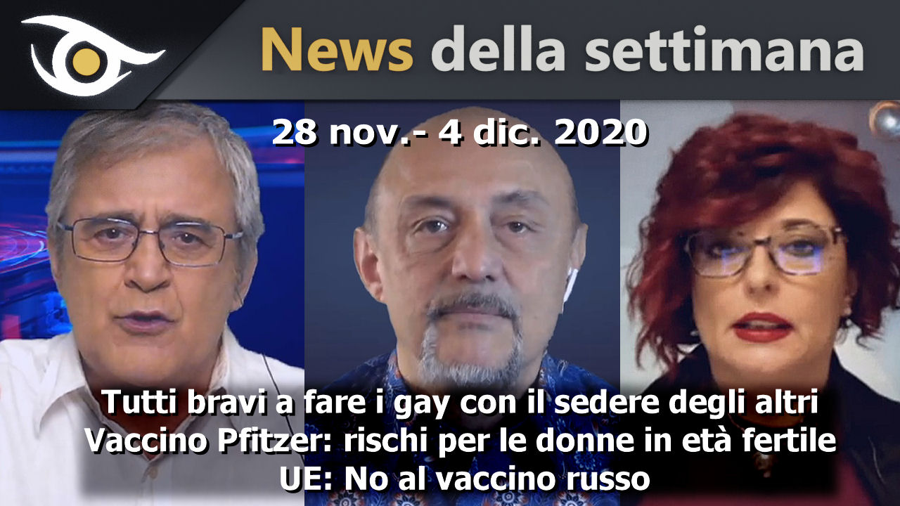 Tutti bravi a fare i gay con il sedere degli altri - News 28 Nov - 4 Dic 2020