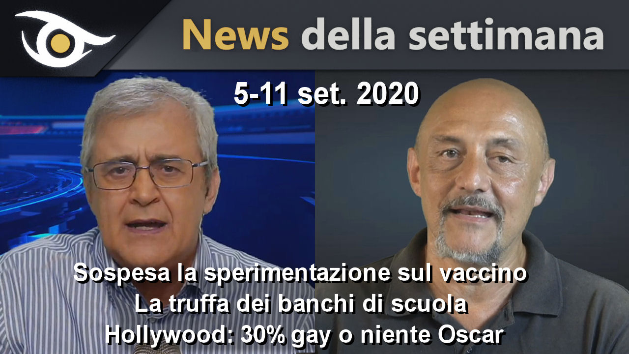 SOSPESA LA SPERIMENTAZIONE SUL VACCINO - News settimana 05-11 Set 2020