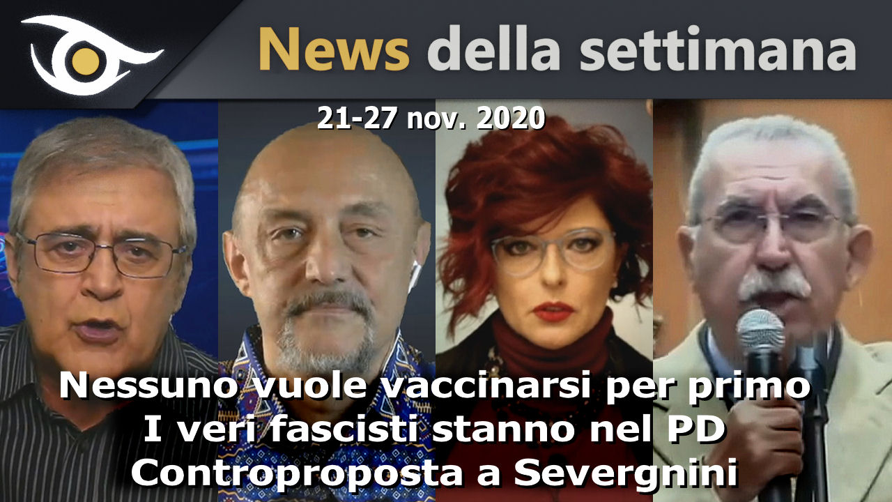 Nessuno vuole vaccinarsi per primo - News Settimana 21-27 Nov 2020