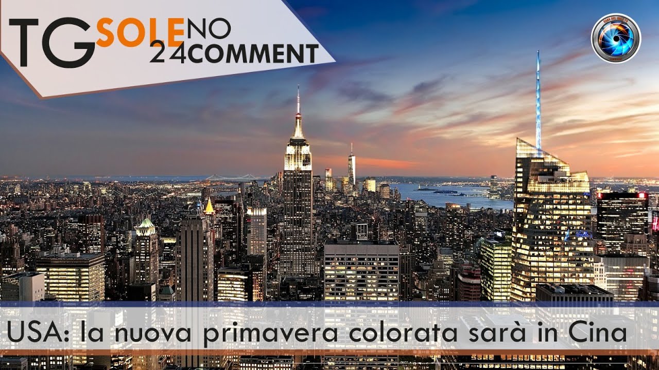 TgSole24 NoComment 04.03.21 | USA la nuova primavera colorata sarà in Cina