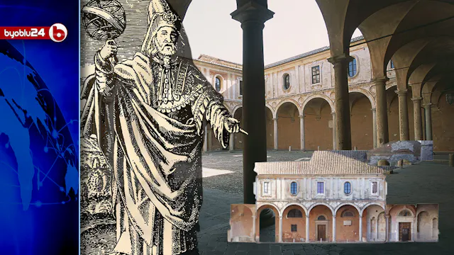 UN'ABBAZIA, UNA PORTA MISTERIOSA, UN'...