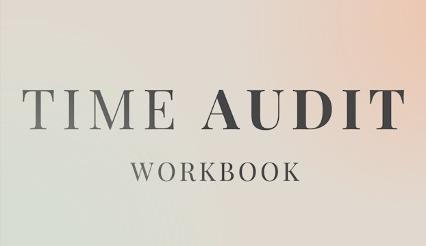 Time Audit Workbook