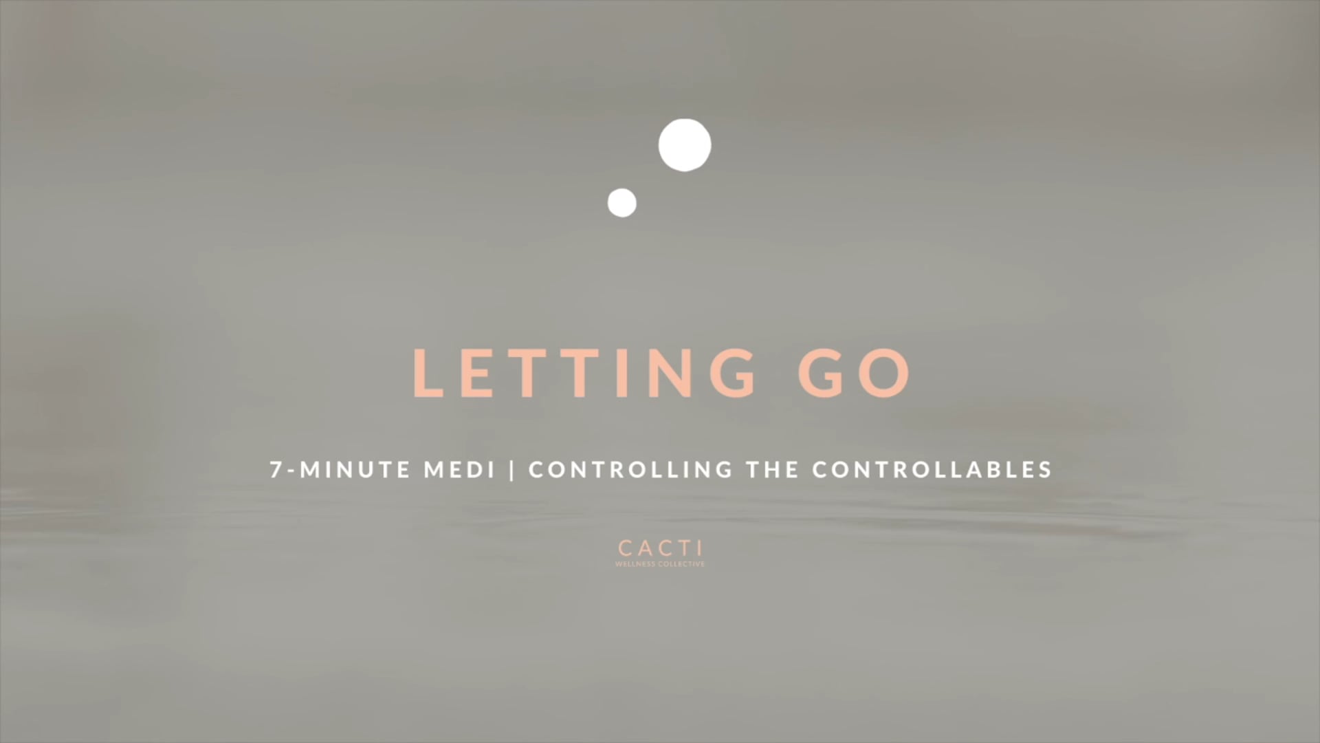 7-Minute Meditation for Releasing Control