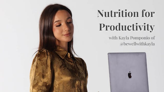Nutrition for Productivity