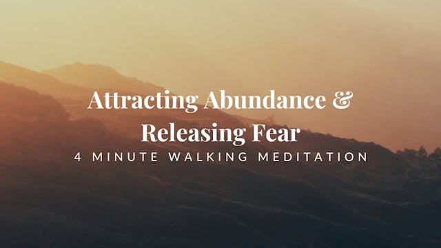 15-Minute Walking Meditation: Attract...