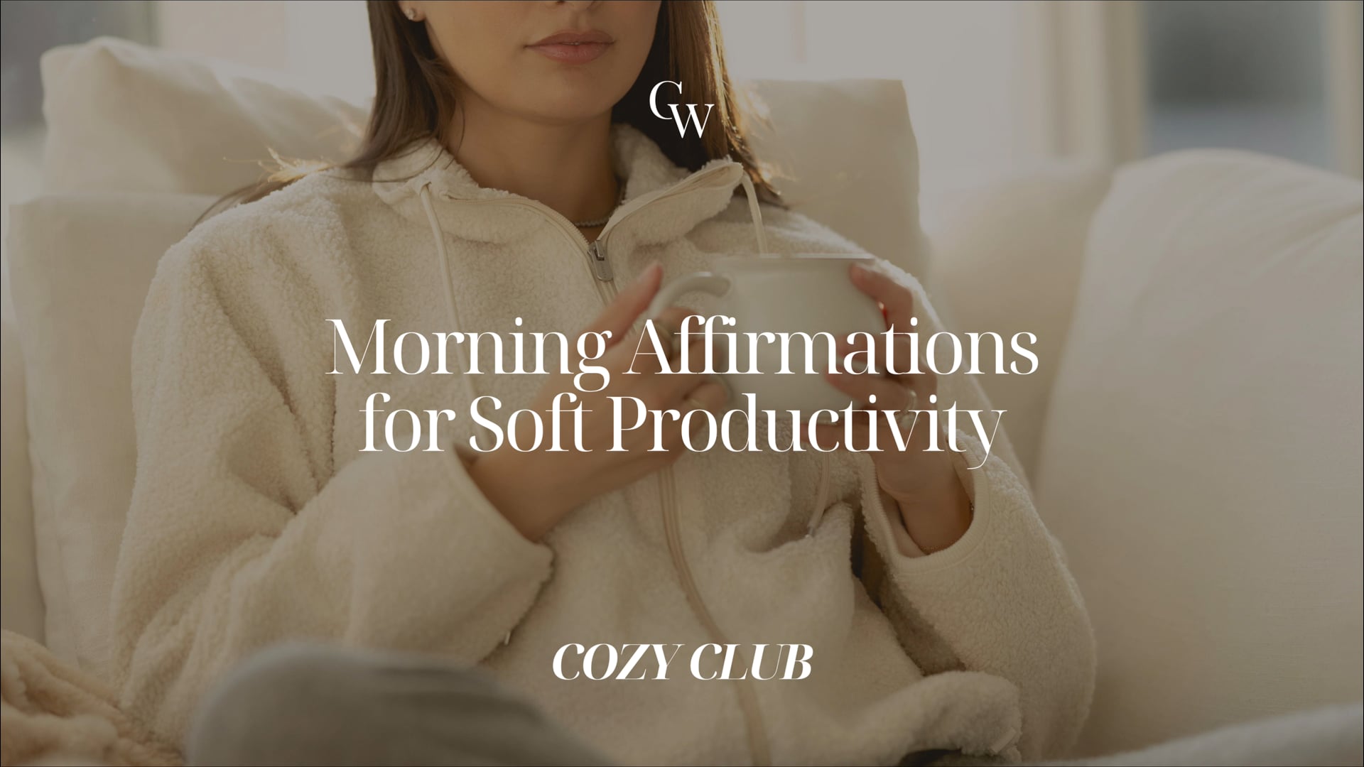 Morning Affirmations Soft Productivity
