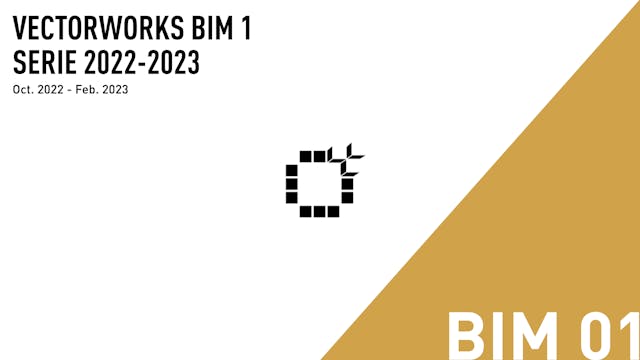Vectorworks BIM 1 2022 - MINIARI