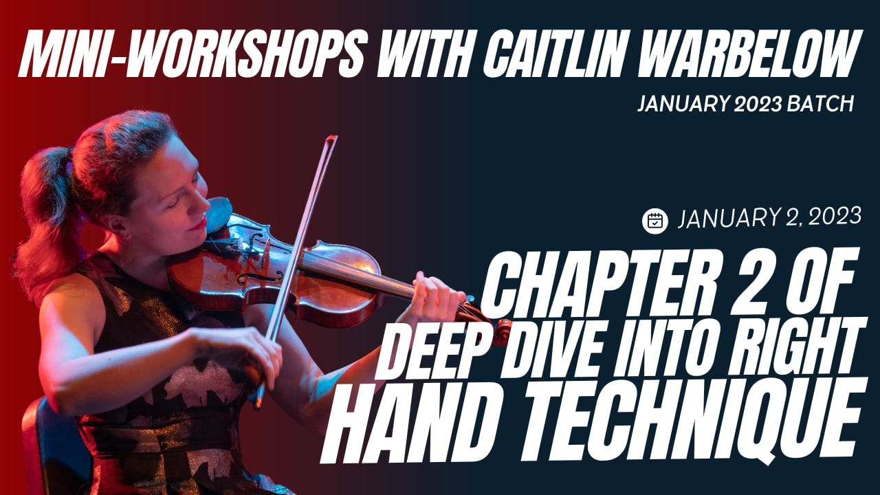 Chapter 2 of Deep Dive into Right Hand Technique