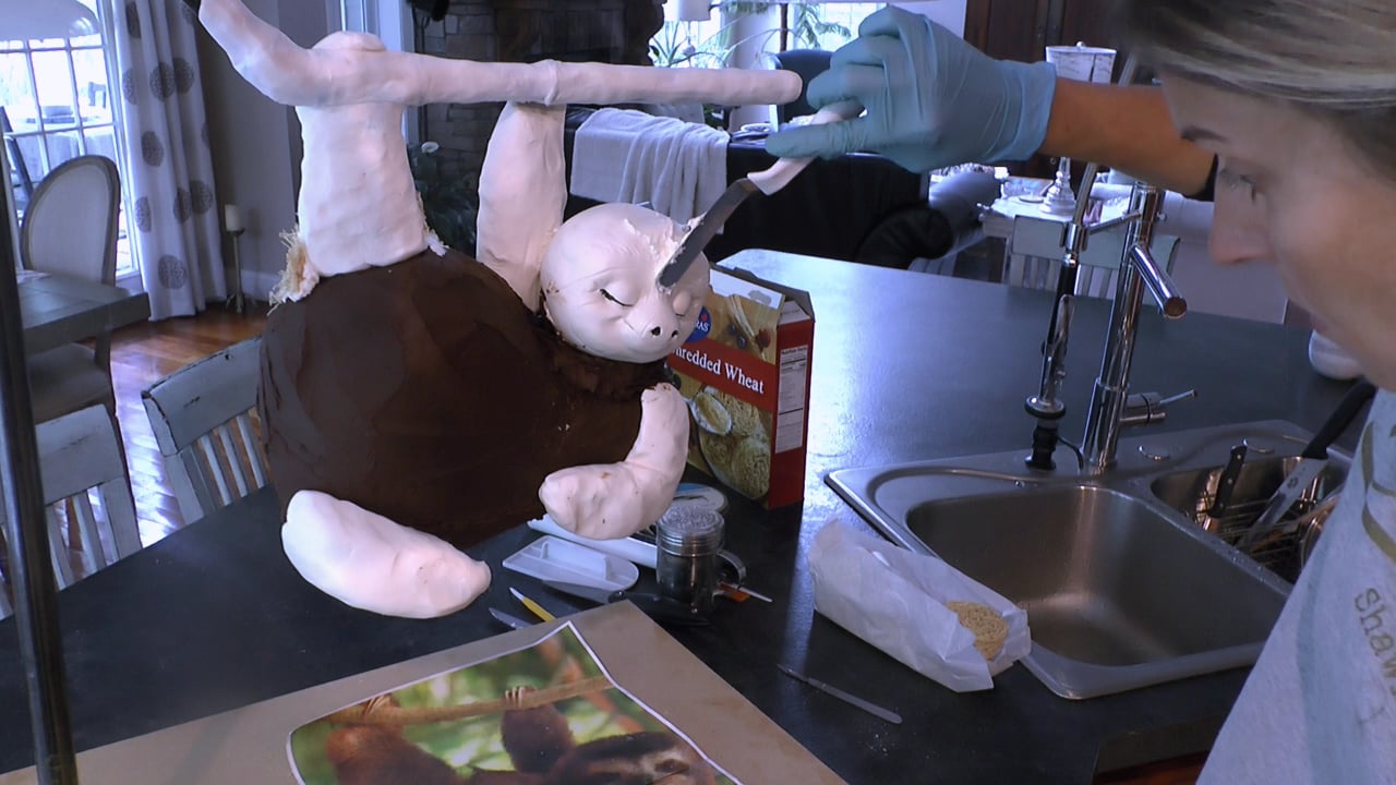 Hanging Sloth Cake; Part Two