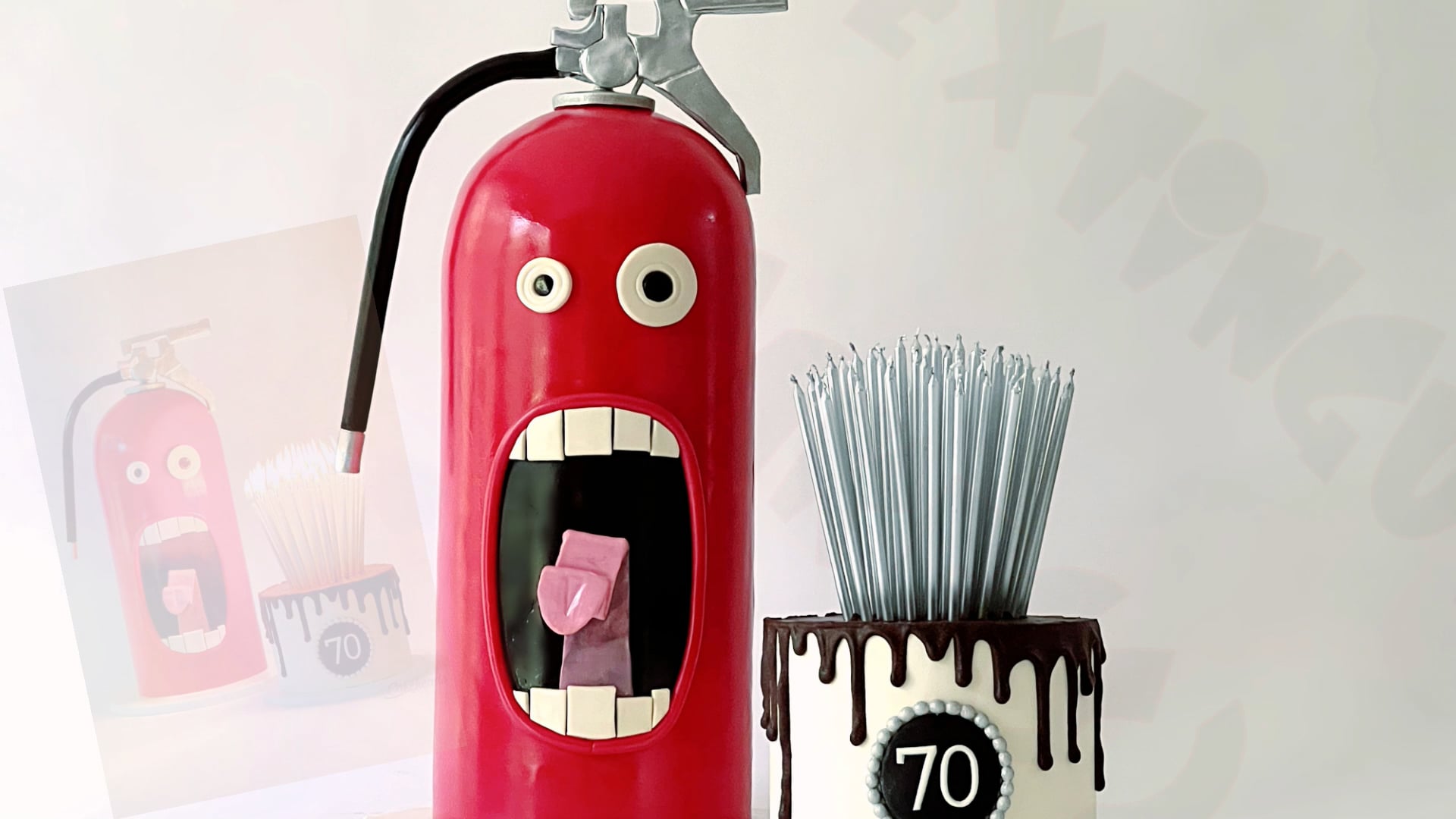 Fire Extinguisher Cake: Part 1