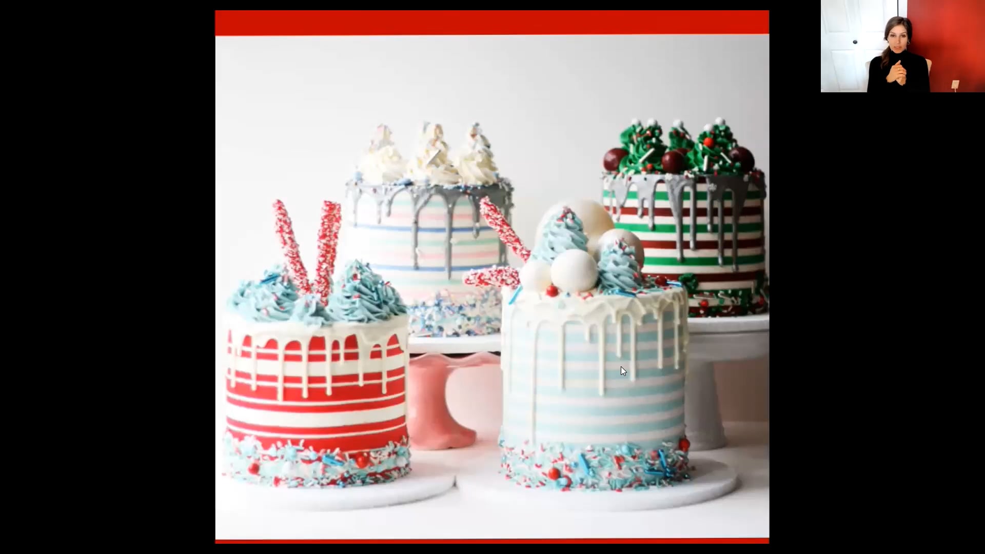 Live!  Buttercream Stripes with Shawna