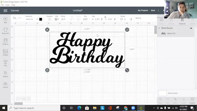 Live!  Using the Cricut and Cricut De...