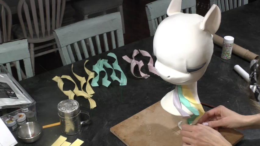 Unicorn Bust Cake; Part 2