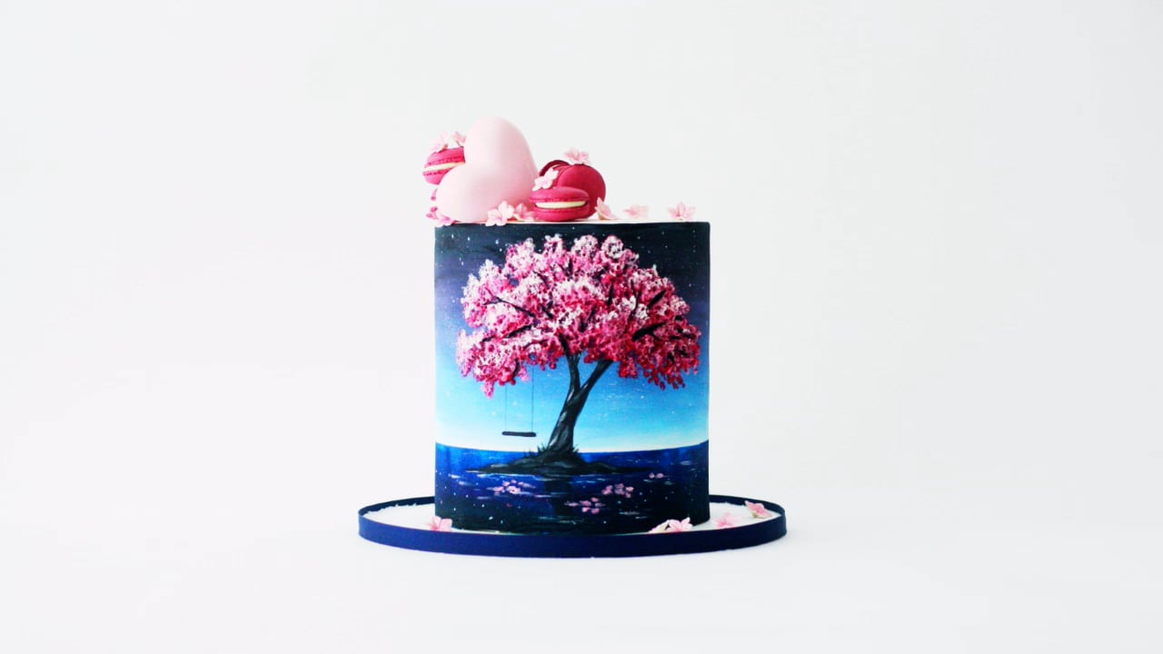 Cherry Blossom Tree Cake: Part Two