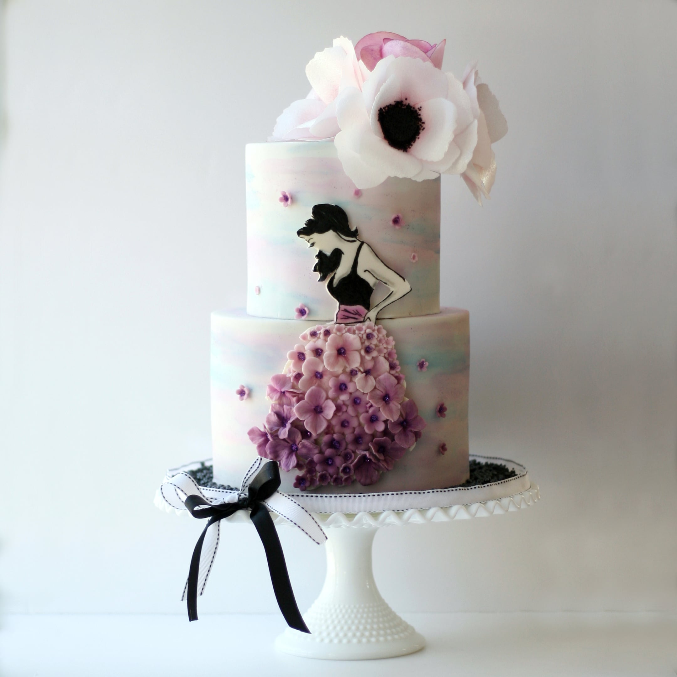 Watercoloring Fondant & creating a Simple Edible Picture
