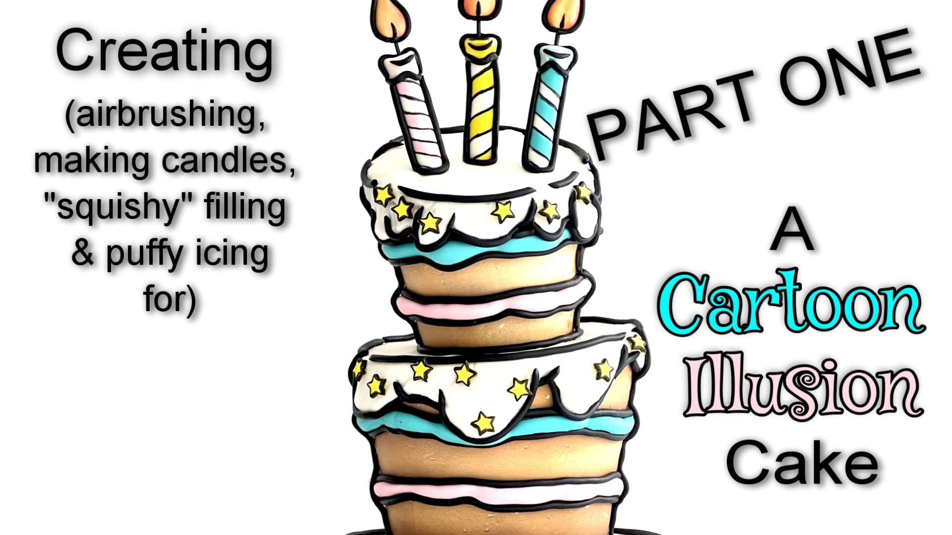 Creating a Cartoon/Comic Style Cake; Part 1