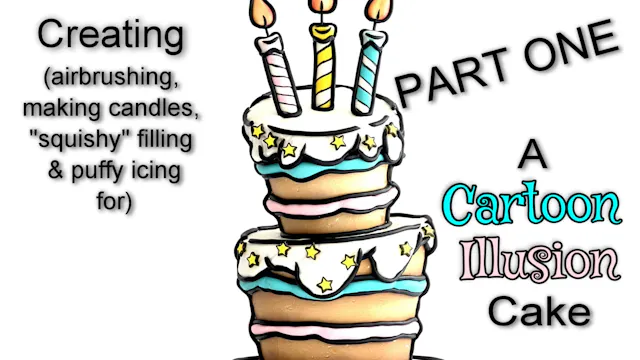 Creating a Cartoon/Comic Style Cake; ...