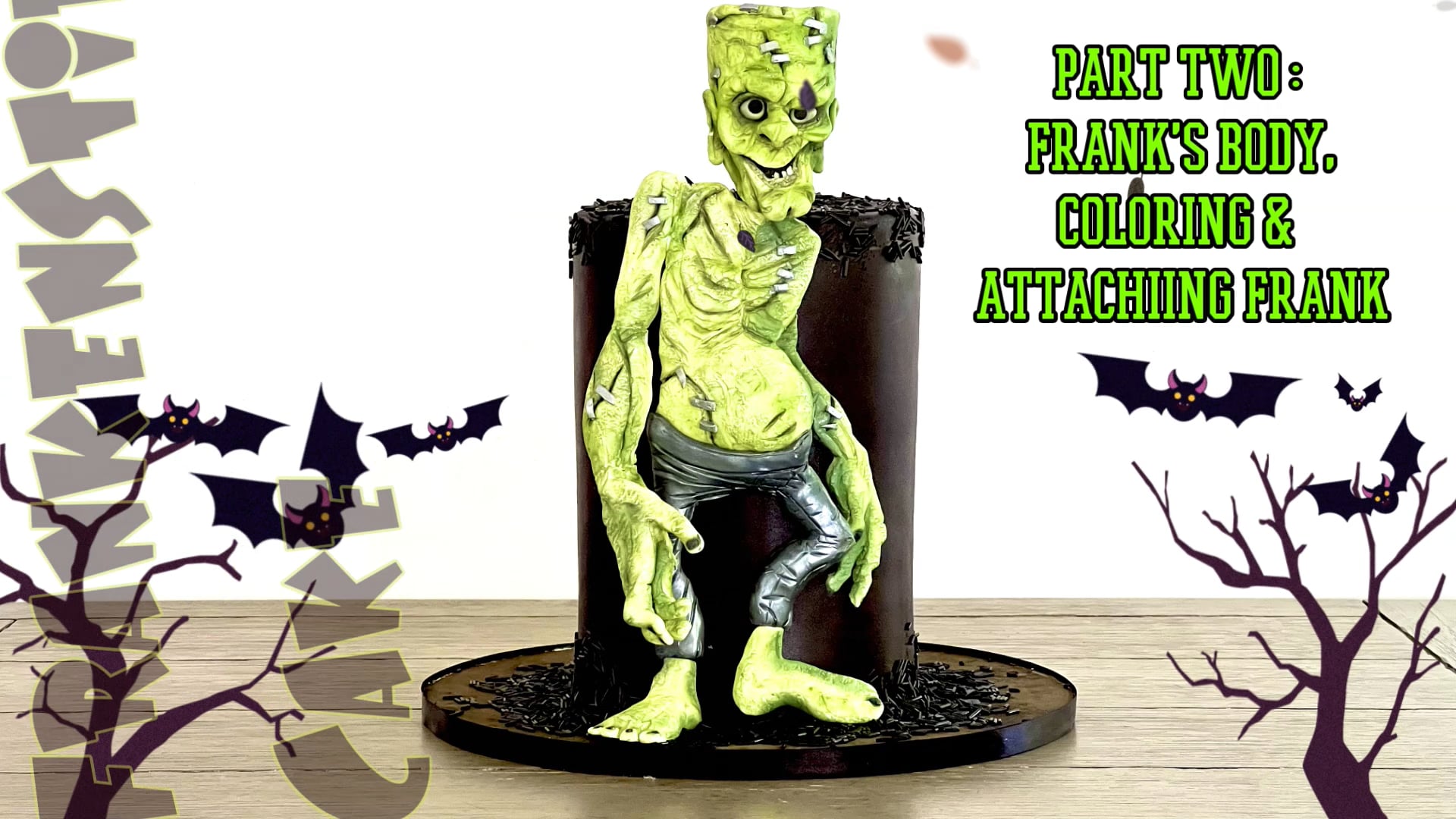 Frankenstein Cake; Part 2