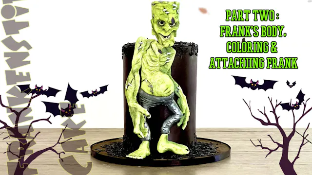 Frankenstein Cake; Part 2