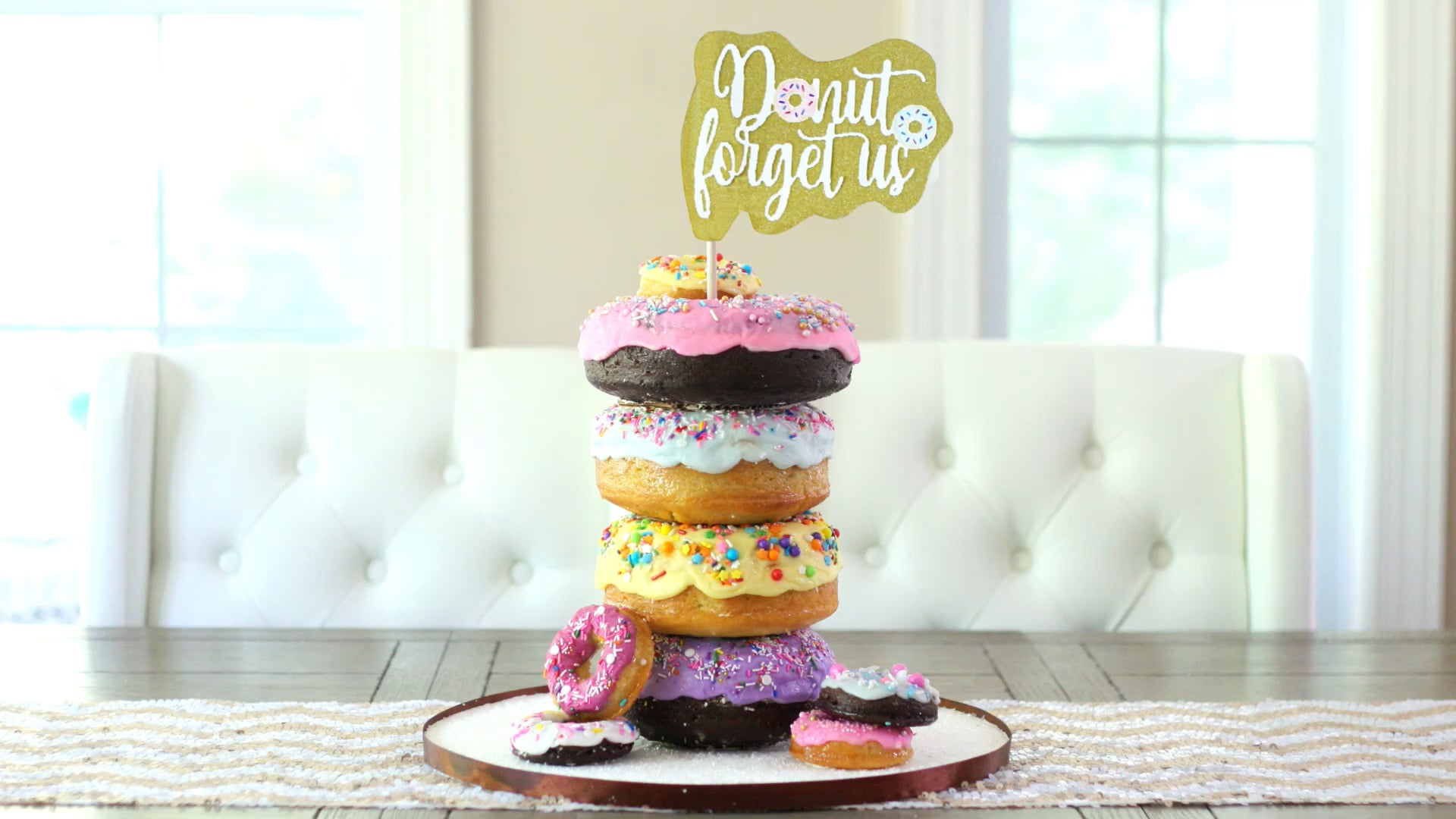 Stacked "Donut" Cakes