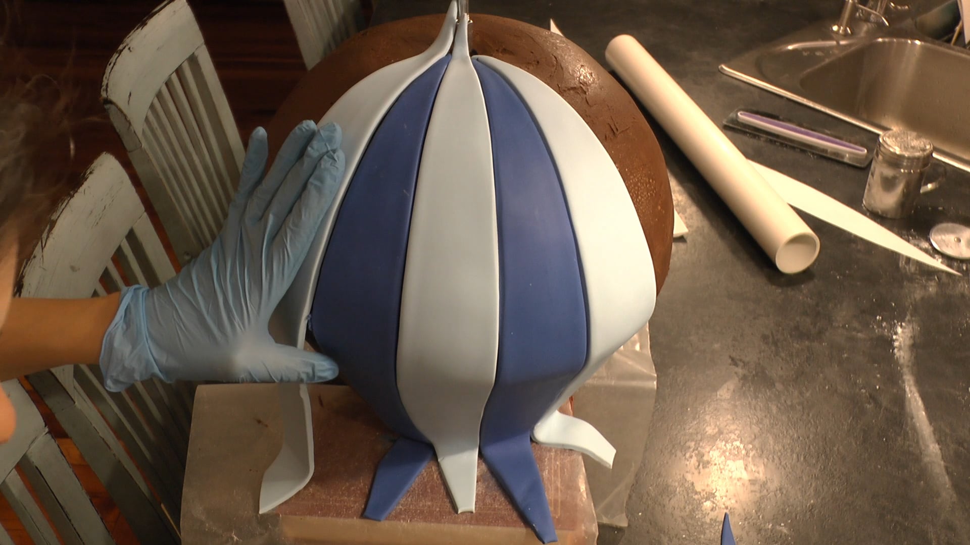 hot air balloon cake, part 2