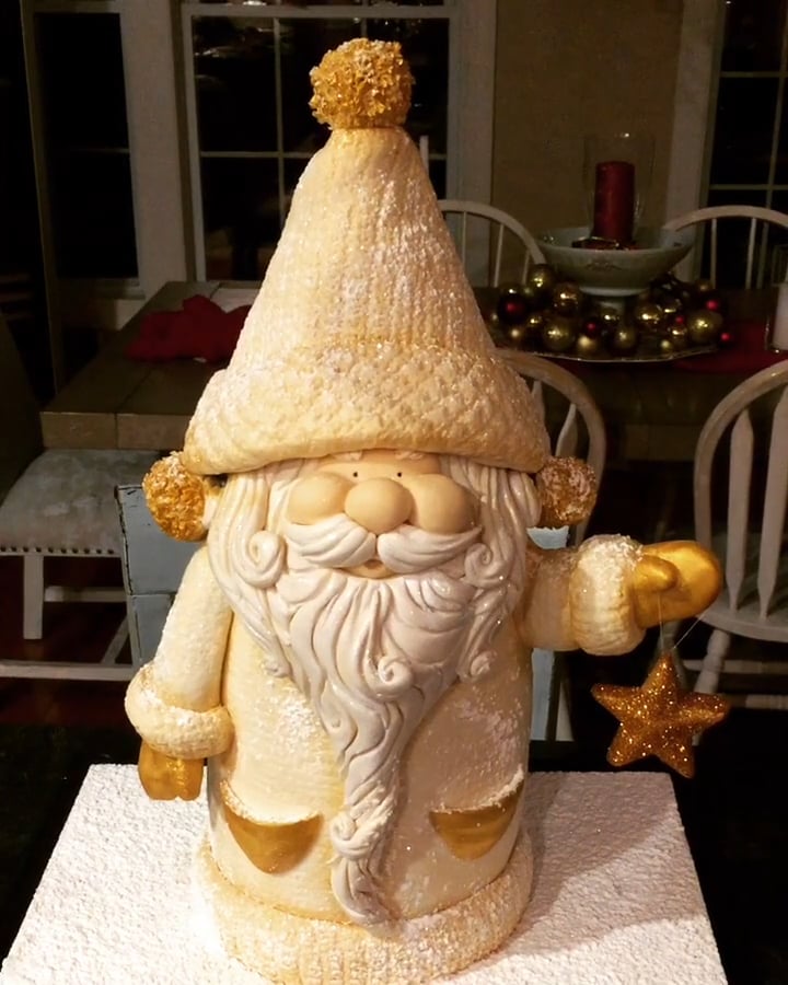 Golden Santa snippet